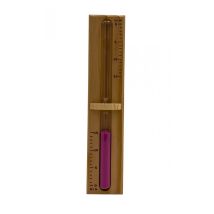 Desineo Sanduhr für Sauna – Kiefer – 30 x 6 x 3,5 cm – hitze- und feuchtigkeitsbeständig