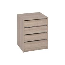 Cajonera Merise En Color Roble. 61,4 Cm(alto)50 Cm(ancho)44 Cm(largo)