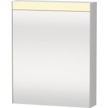 Duravit – Mobile bagno a parete Xbase con lavabo e specchio LED – 1 porta, 2 cassetti, chiusura soft-close – 34068891