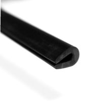 Klebeschutz für Tür 65cm – selbstklebend – flexibles Gummi – 2 Stück