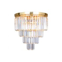 Zumaline Amedeo Plafoniera, Oro, Vetro, 5x E14