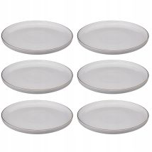 Secret-de-gourmet Sublima Juego De 6 Platos Dorados 27 Cm