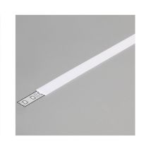 Vision-El – Diffusore bianco 1m per profilo LED 15,4mm – Lunghezza 1000mm, Larghezza 15.4mm, Diametro interno 10mm