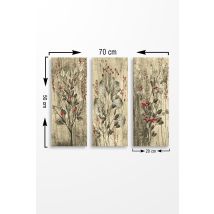 Decorazione Murale In Mdf Painting Multicolore