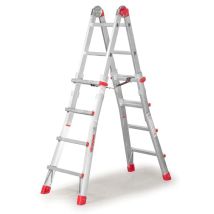 Escalera Telescópica Faraone Telescopic Ladder 8+8 Peldaños 150 Kg