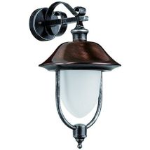 Applique Led In Rame E Nero Moderna 46 Cm