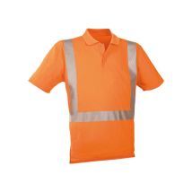 Polo-camiseta Alto Visibilidad Naranja Viva ,talla S