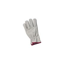 10 Guantes Todo Flor De Bovina Ajuste Elástico En Caballo - Talla 11