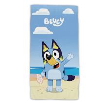 Strandtuch Frottee Badetuch Mit Premium Druck, 70x140 Cm - Bluey