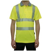 Profil Warn-poloshirt Paul Gr. 2xl Leuchtgelb