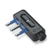 Spina Mobile 2p+t 16a Uso Industriale Tecnopolimero Nero Norme Cei 23-50 Scame 116.70n