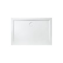Hoesch Mineralguss-duschwanne Muna 120x90x3cm, Weiß, Solique