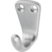 Hermeta - Gancho Para Toallas 0553 1 Gancho. H.37mm Alu.silver.elox.a.33mm