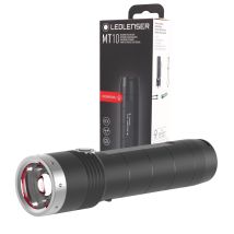 Ledlenser Mt10 Torcia Tascabile Led Da Outdoor, Batteria Al Litio 18650 Ricaricabile, 1000 Lumen, Incl. Clip Per Tasca, Portata Luminosa 180m, 