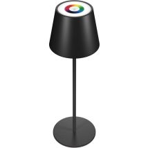 Realpower Lampada Da Scrivania Led-rgb Nera Design Minimalista