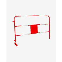 Mw Tools - Barriera Da Cantiere Viso Rosso/bianco Con Vernice Expoxy - Bar03rb