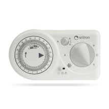 Cronotermostato Elettronico Giornaliero Tempora Bianco Seitron