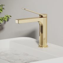 Wasserhahn Waschbeckenarmaturen 195 X 173 X 46 Mm Champagnergold Mischbatterie Küchenarmatur Mit Luftsprudler Waschtischarmatur - Emke