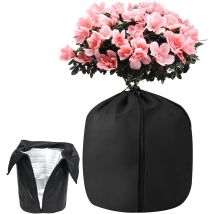 Ccykxa Anti-freeze Bag For Potted Plants, 45 X 50 Cm, Winter Protection For Plants, With Zipper And Drawstring, Easy To Install, Retains Heat, 