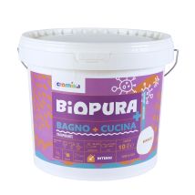 Idropittura Traspirante Antimuffa Interni Bagno Cucina Linea Biopura Cromika Formato 10 Lt - Confezione 1