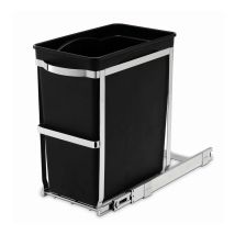 Simplehuman Cw1124 Cestino A Scomparsa, Pattumiera Da Cucina, Pattumiera Sottolavello Scorrevole, Telaio In Acciaio Resistente, 30 L