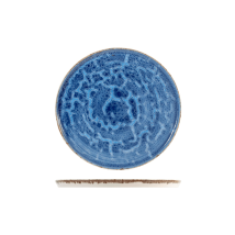 6 X Assiettes Plates Cobalto - 26 Cm - Porcelaine - H&h