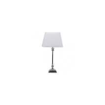 Lámpara de mesa Sobremesa Percasol E27 cromo blanco – 134671020 – 52x25x25cm