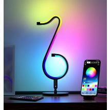 Lampada Da Comodino A Led, Luce Notturna Usb Colorata, Lampada Da Scrivania Rgb Dimmerabile, Controllo Tramite App, Lampada Da Scrivania Rgb Con 