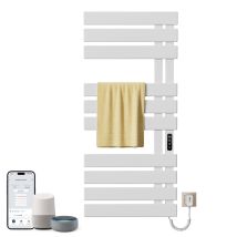 Scaldasalviette Elettrico,1700 × 550 Mm Wifi Porta Asciugamani Elettrico,termoarredo Elettrico Da Bagno A Parete,con Interruttore Touch,compatibile 