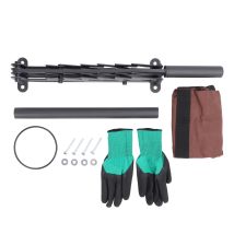 Eosnow Divisor De Leña Montado En La Pared De Acero Al Carbono, Divisor De Leña, Cortador De Leña Manual Portátil, Negro