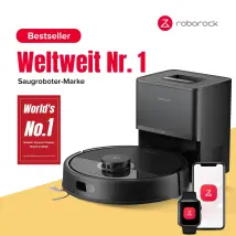 roborock Q7 BF+ Saugroboter mit Wischfunktion Absaugstation,8000Pa,Dual Anti-Tangle-System, 3 Wasserdurchflussstufen,(Q7 max+ verbesserte Version)