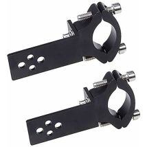 2pcs Motorrad Gabel Rohr Klemmen Horizontale/vertikale Installation Led Licht Bar Montage 22mm-36mm
