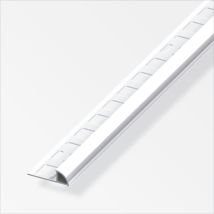 Alfer Viertelkreisprofil Aluminium Chrom-optik Fliesenschienen