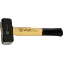 Mazo Hickory 2000G – Cabeza de acero templado – Mango de hickory – Herramienta robusta para construcción y bricolaje