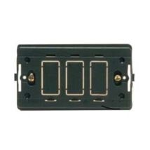 Supporto Per Scatola Rettangolare Placca Mm.115 3 Posti Venus- - 3 Posti - (1800) - 25 Pezzi Marlanvil
