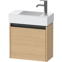 Duravit – Mobile da bagno Ketho.2 sospeso con cerniere a sinistra – 484 x 440 x 238 mm – Pannello di particelle ad alta densità