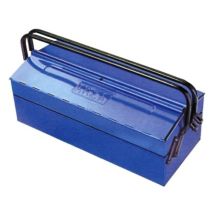 Caja de herramientas metálica N°4 – 400 x 215 x 190 mm – Ideal para organizar y transportar herramientas