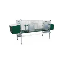 Conigliera Dura 200112 Ropet Due Scomparti Fattrici 127/188x51x42/80cm