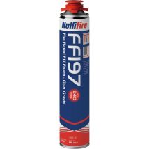 Illbruck – Espuma resistente al fuego FF197 – 1 componente – Aislamiento acústico y térmico – 12 unidades