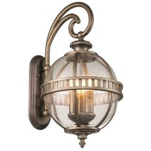 Elstead Kichler Halleron Lanterna Da Esterno A Parete Bronzo Brunito, Ip44