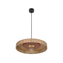 [gebraucht] B-ware Market Set Hängeleuchte Pendelleuchte Portinatx Bast Keramik Terracotta E27 Led