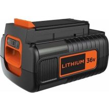 Batería Li-ion 36 V 2,0 Ah Para Trabajos De Bricolaje - Compatible Con Herramientas De Bricolaje Y Jardín Black+decker 36 V - Práctica, Compacta Y 