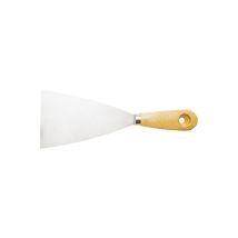 Spatola Vorel 10 cm – Acciaio inox – Manico in legno – Attrezzo per stucco e verniciatura