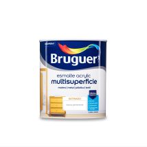 Smalto Acrilico Multisuperficie Satinato Bianco Permanente 0,750l 5057417 Bruguer