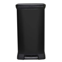 Curver Deco Bin Rectangular Pedal 50l, Black