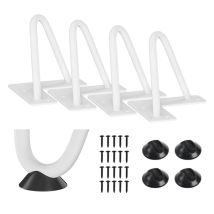 Pies Para Mesa Y Mueble Patas Juego De 4 Blanco 20cm