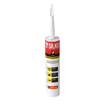 Silicone Multiuso Bianco A Base Acetica Silko - 280 Ml - Bianco - Sil