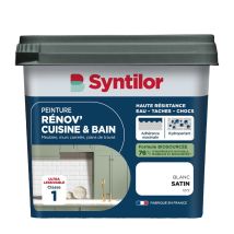 Pintura Para Muebles Syntilor Renov' Blanco Satinado Para Cocinas Y Baños, 0,75 L Syntilor