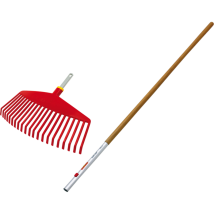 Wolf Garten Fächerbesen Ui-m+zm140 42 Cm Arbeitsbreite, Inkl. Eschenstiel Rechen