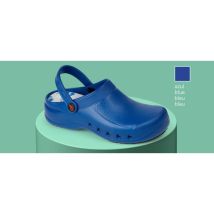 Dian - Zuecos Sanitarios Con Celdas Antideslizantes En La Suela Eva Plus 38 Azul